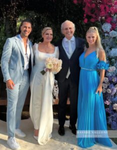 Giadalini ballerina di Ballando con le Stelle al matrimonio di Simona Ventura