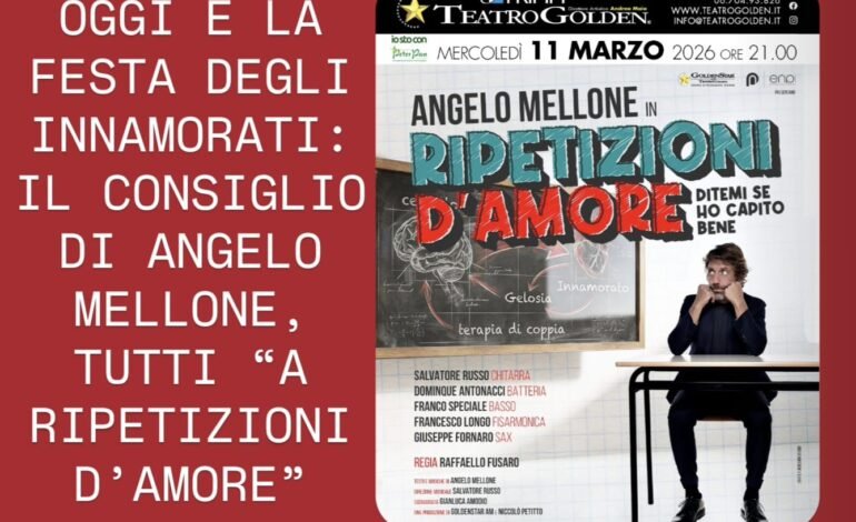 Angelo Mellone - Ripetizioni d'amore ph Press
