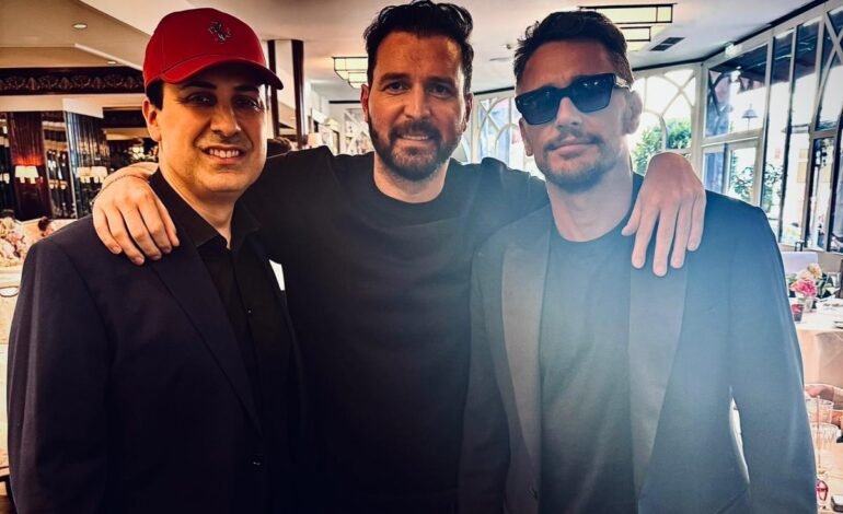 Andrea Iervolino e James Franco ph Press