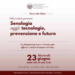 Save the date 23 giugno Villa Letizia